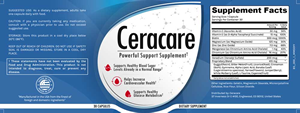 Ceracare ingredients Label