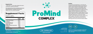 Promind Complex Ingredients Label