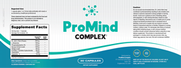 Promind Complex Ingredients Labels