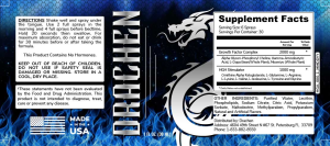 Drachen product label