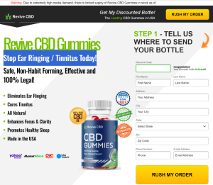 Revive CBD Gummies - Stop Ear Ringing / Tinnitus Today!