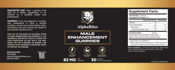 Alpha Bites Male Enhancement Gummies reviews